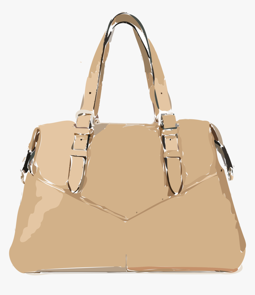 Handbag Leather Tan Tote Bag - Beige Purse Transparent Png, Png ...