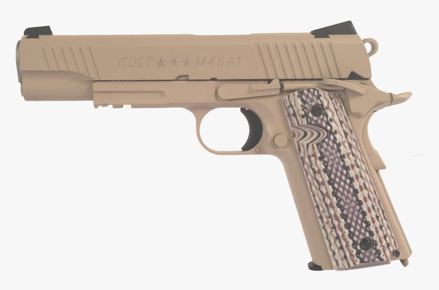 Colt 1911 Tan Airsoft, HD Png Download, Free Download