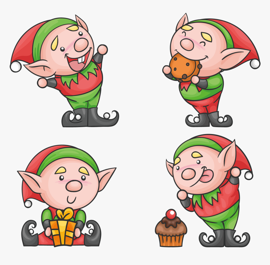 Facial Expression Clipart The On The Sh Santa Claus - Elf On Shelf Clipart, HD Png Download, Free Download