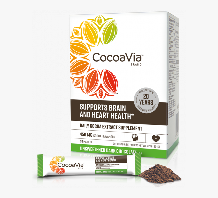 Cocoa Extract Supplement By Cocoavia, HD Png Download, Free Download