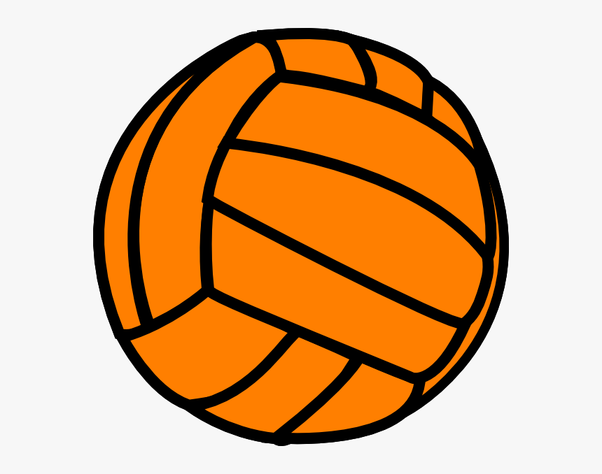 Orange Volleyball Clip Art At Clker - Animated Volleyball, HD Png Download, Free Download