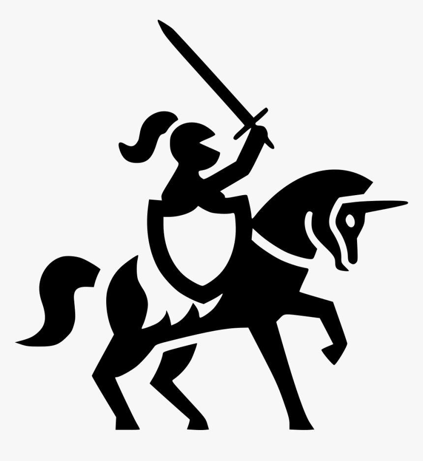 free knight on a horse clipart