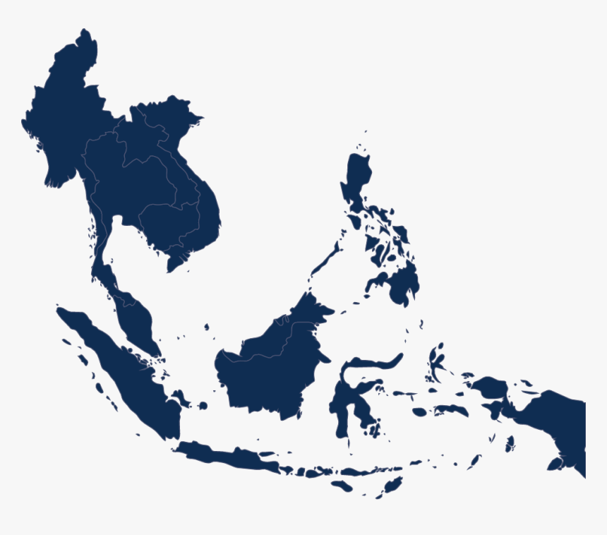 Map Of Indo-pacific - South East Asia Map .png, Transparent Png, Free Download