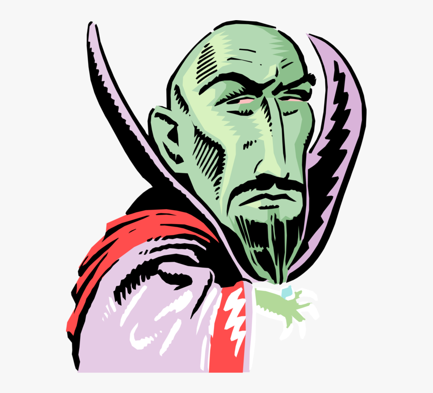 Vector Illustration Of Green Count Dracula Monster - Illustration, HD Png Download, Free Download