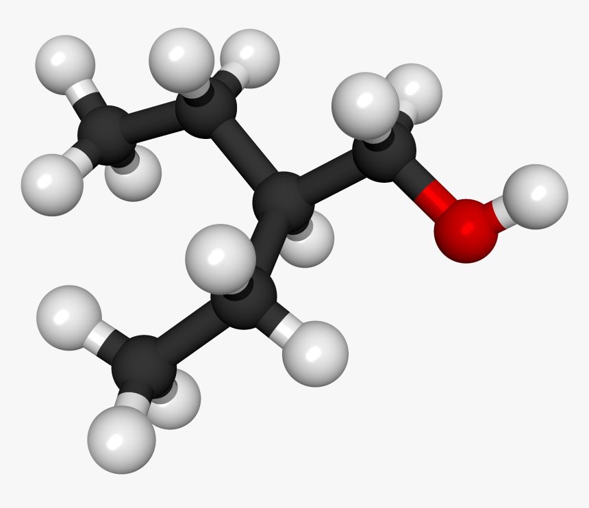 2 Ethyl 1 Butanol 3d Ball, HD Png Download, Free Download