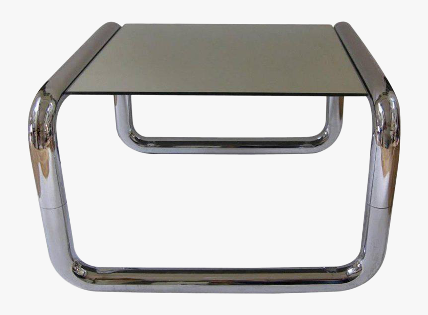 M#century Modern Chromed Tubular Metal Side Table With - Coffee Table, HD Png Download, Free Download