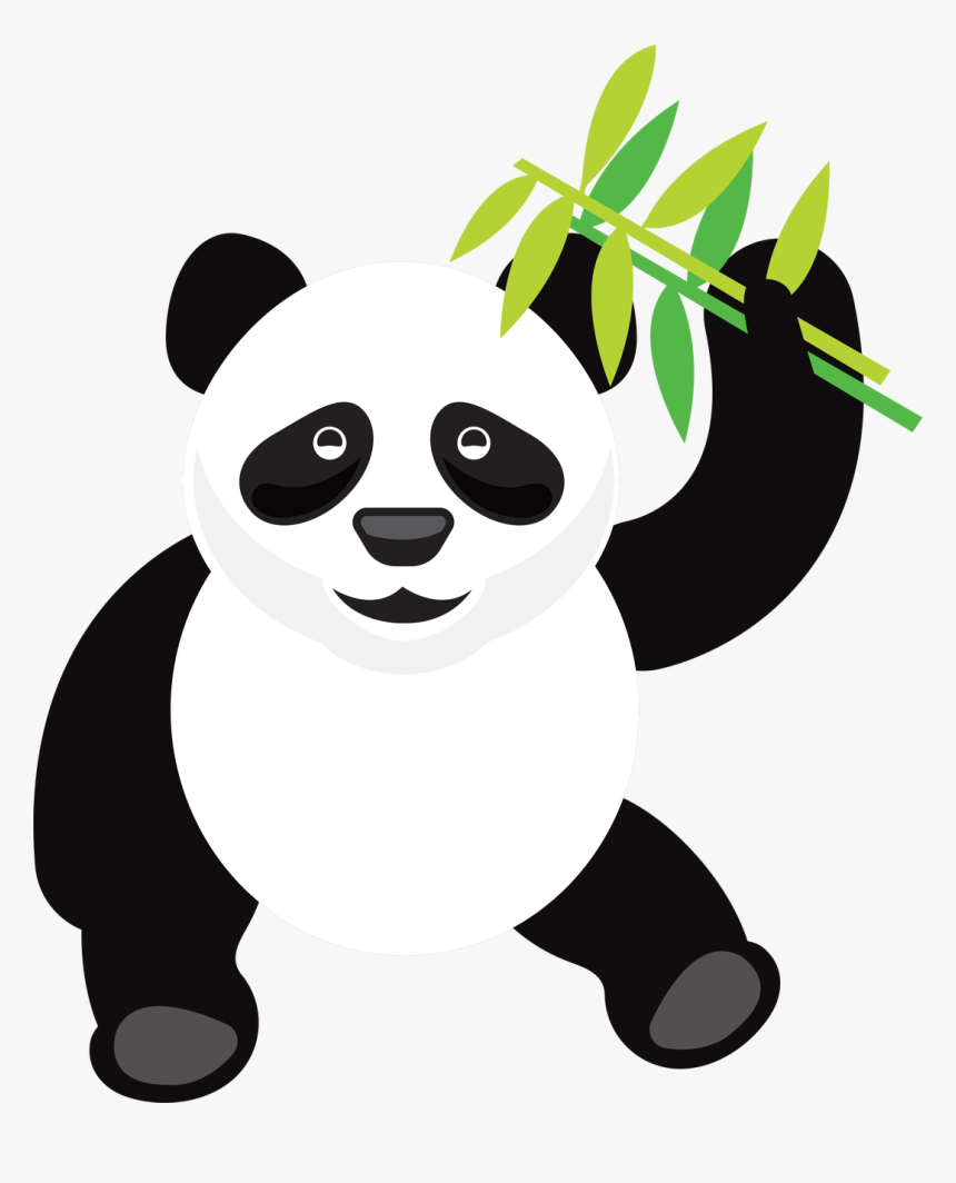 Download Panda Bear Svg Cut File Simple Chinese Painting Panda Hd Png Download Kindpng