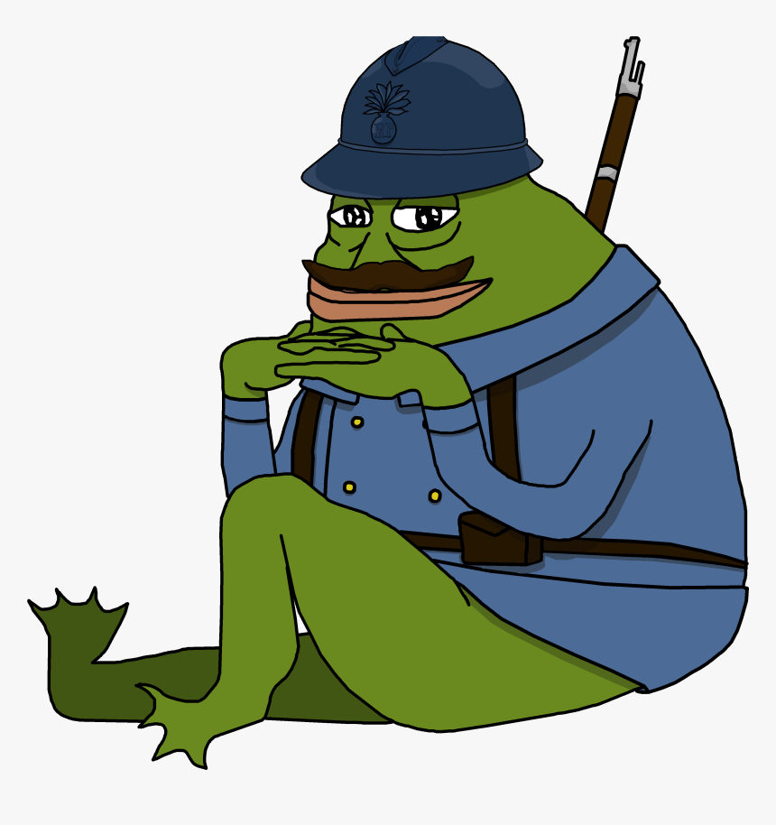 Battlefield Pepe , Png Download - Frog Cartoon Side View, Transparent Png, Free Download