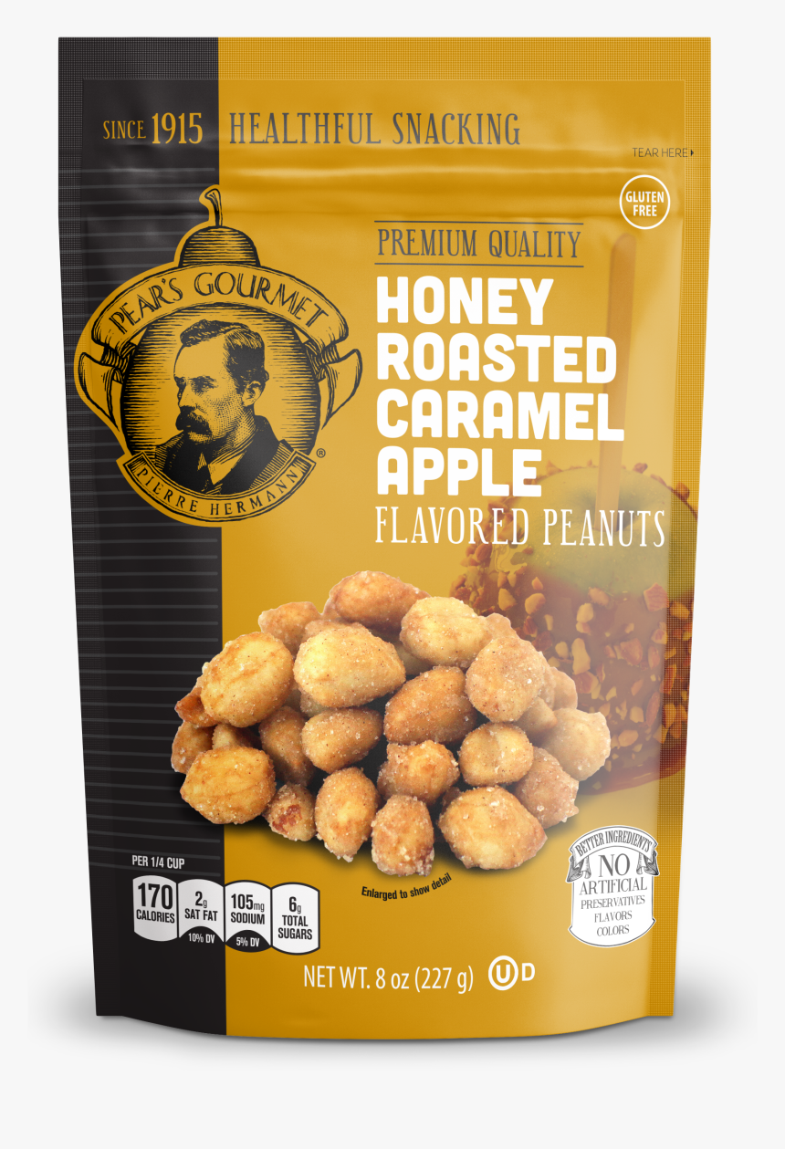 Honey Roasted Caramel Apple Peanuts - Pear's Gourmet Coconut Praline Pecans, HD Png Download, Free Download