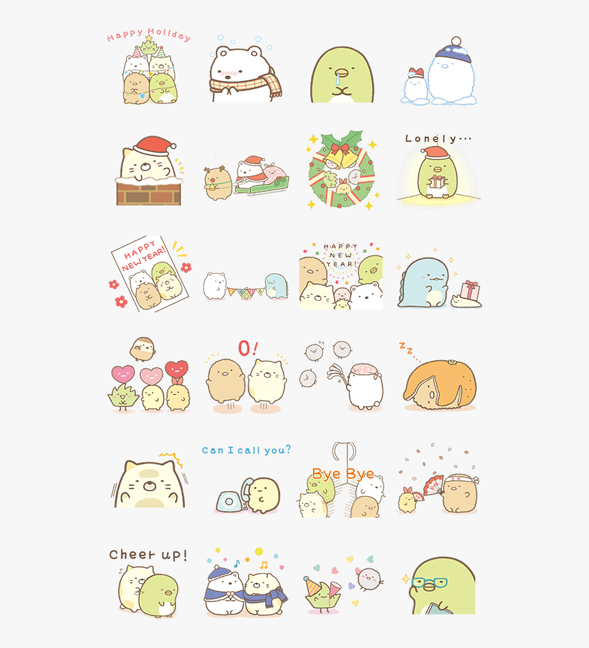 สติ๊กเกอร์ไลน์ Sumikko Gurashi เวอร์ชันหน้าหนาว - Sumikko Gurashi Whatsapp Sticker, HD Png Download, Free Download