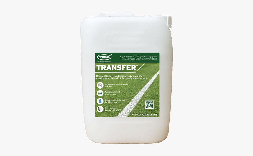 Image Of A 10 Litre Plastic Drum Of Transfer White - Pitch, HD Png Download, Free Download