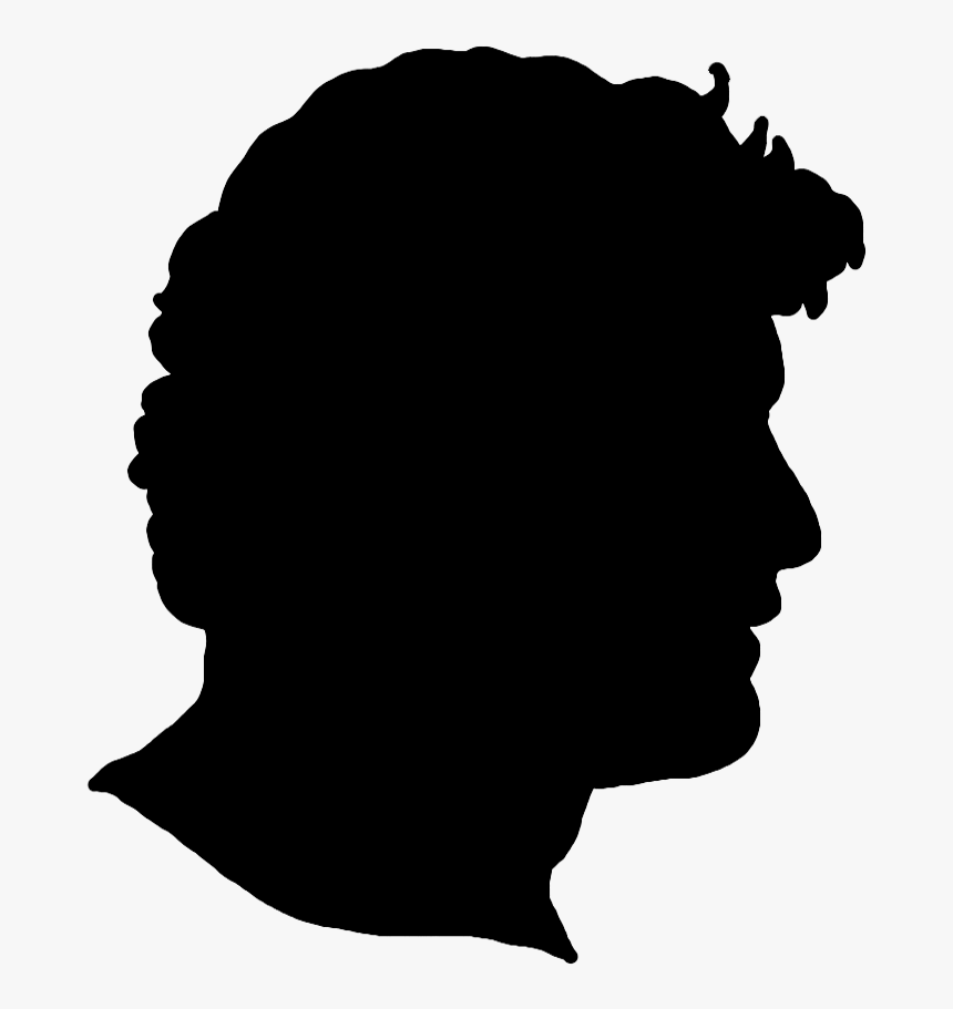 Male Face Silhouette - Clip Art, HD Png Download, Free Download