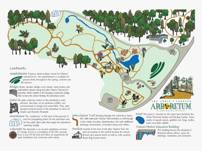 Capitol Square Madison, Edith J - Edith J Carrier Arboretum Map, HD Png Download, Free Download