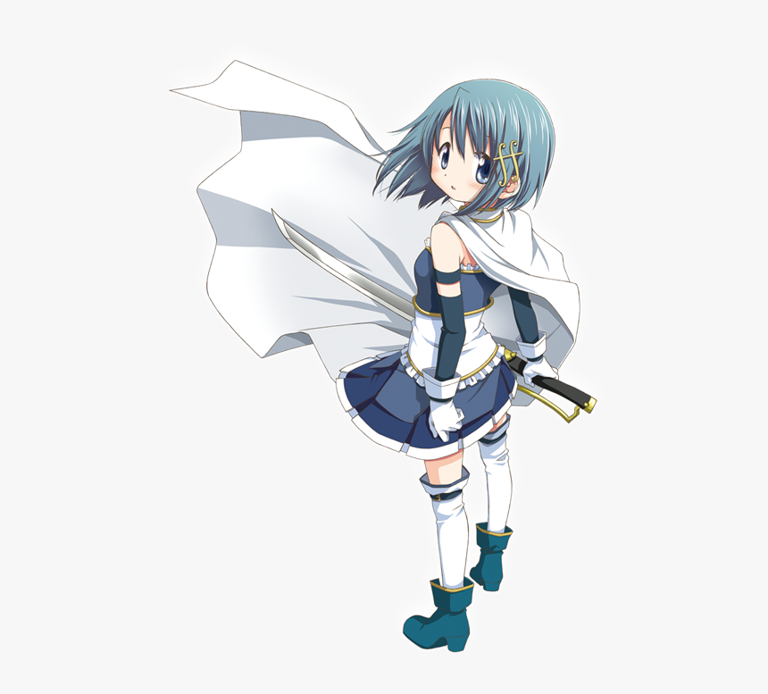 Miki Sayaka Transparent - Madoka Magica Sayaka Png, Png Download, Free Download