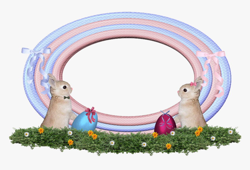 Easter Frame Pngs Clipart , Png Download - Cartoon, Transparent Png, Free Download
