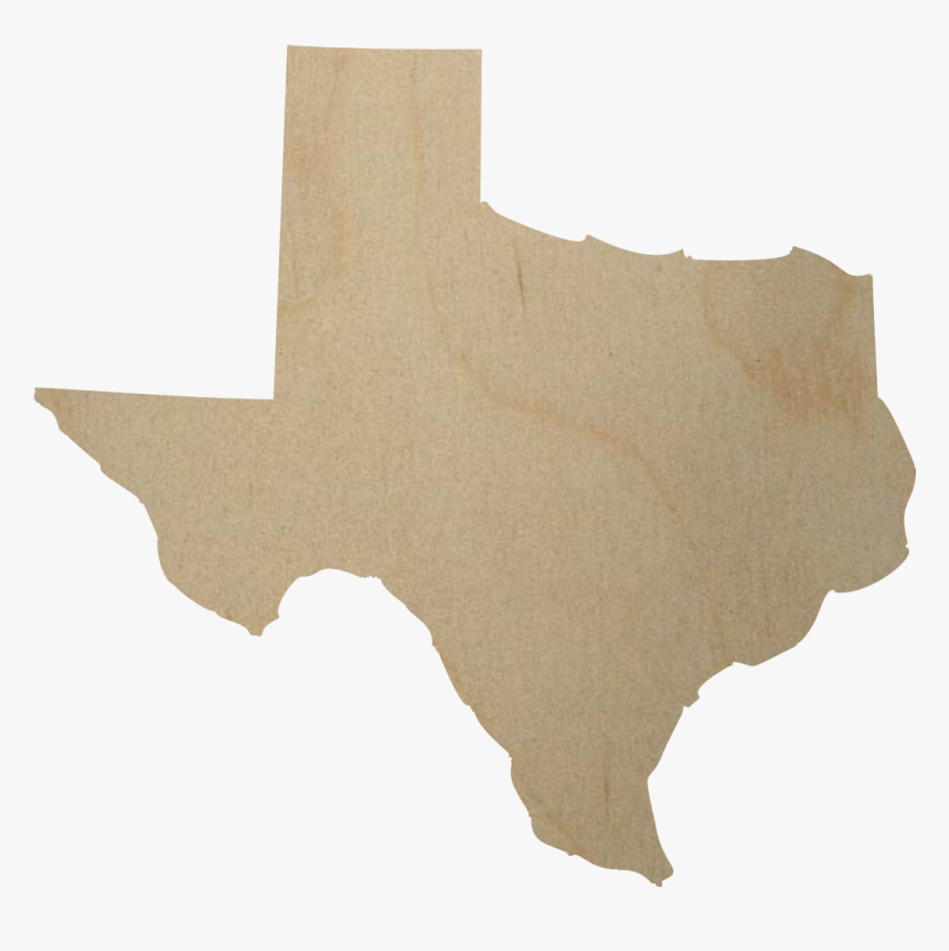 Wooden Texas State Shape Cutout - Transparent Background Texas Silhouette, HD Png Download, Free Download