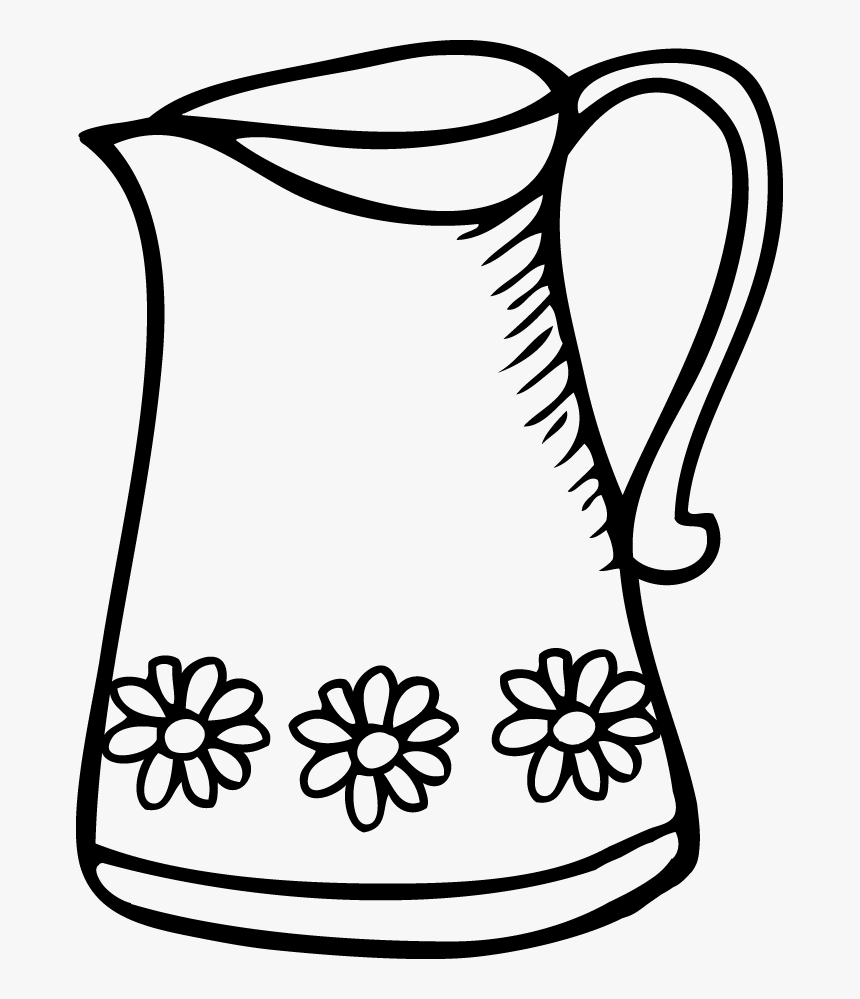 Jug 20clipart - Jug Clipart Black And White, HD Png Download, Free Download