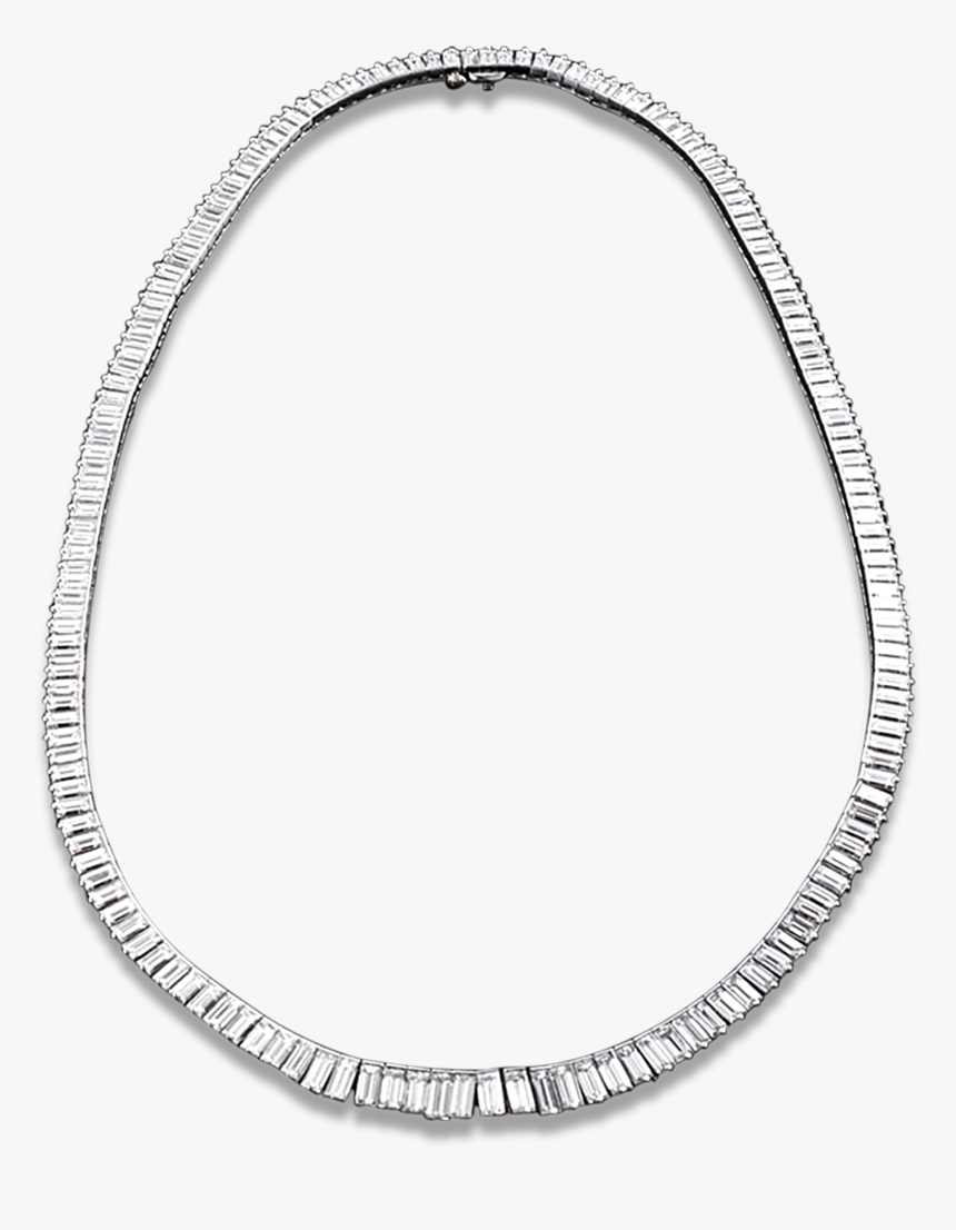 Graduated Diamond Necklace By Oscar Heyman - Bangle, HD Png Download, Free Download