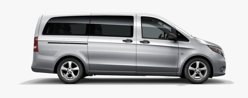 Side Profile Of A Silver Metris Passenger Van - Mercedes Metris Cargo Dimensions, HD Png Download, Free Download