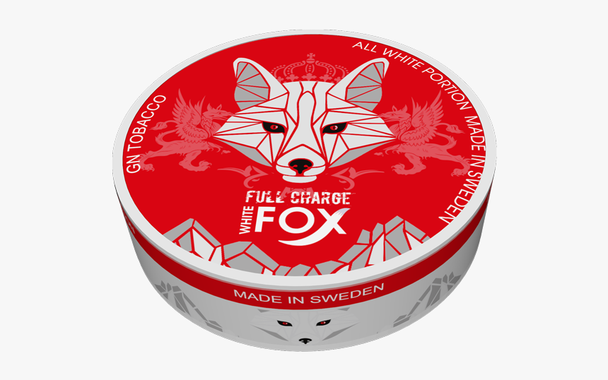 White Fox Full Charge All White Portion - All White Fox Snus, HD Png Download, Free Download