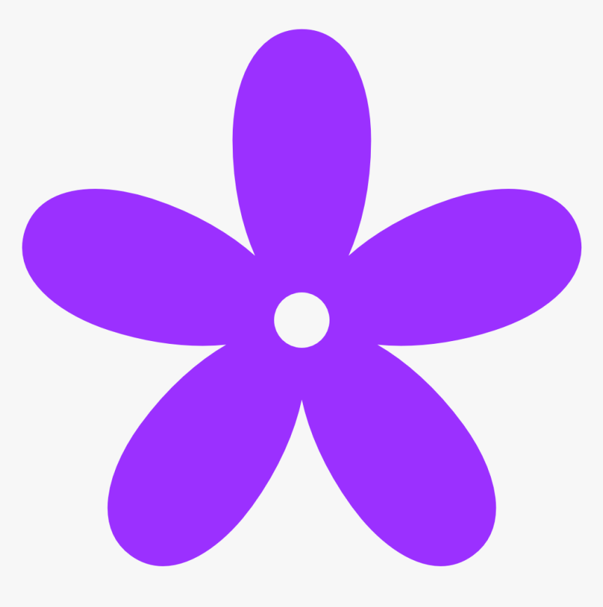 Flower Clipart Bluebonnet - Purple Flower Clipart, HD Png Download, Free Download