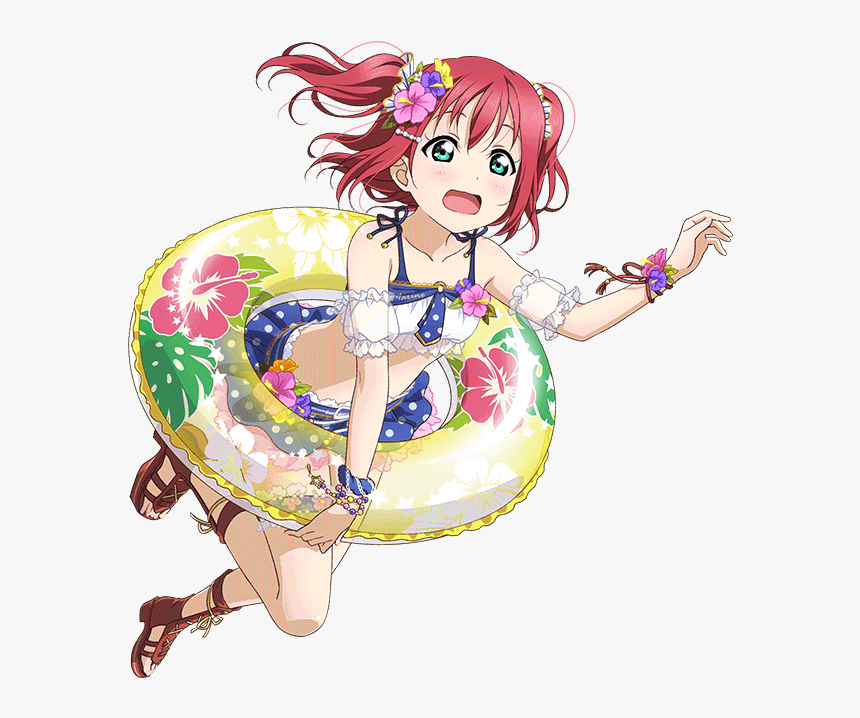 School Idol Tomodachi Cards - Ruby Kurosawa Swimsuit, HD Png Download, Free Download