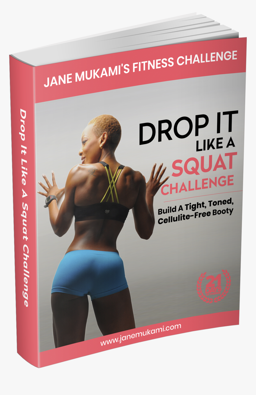 Squat Png -it"s Booty Building, Sculpting Toning Time - Book Cover, Transparent Png, Free Download