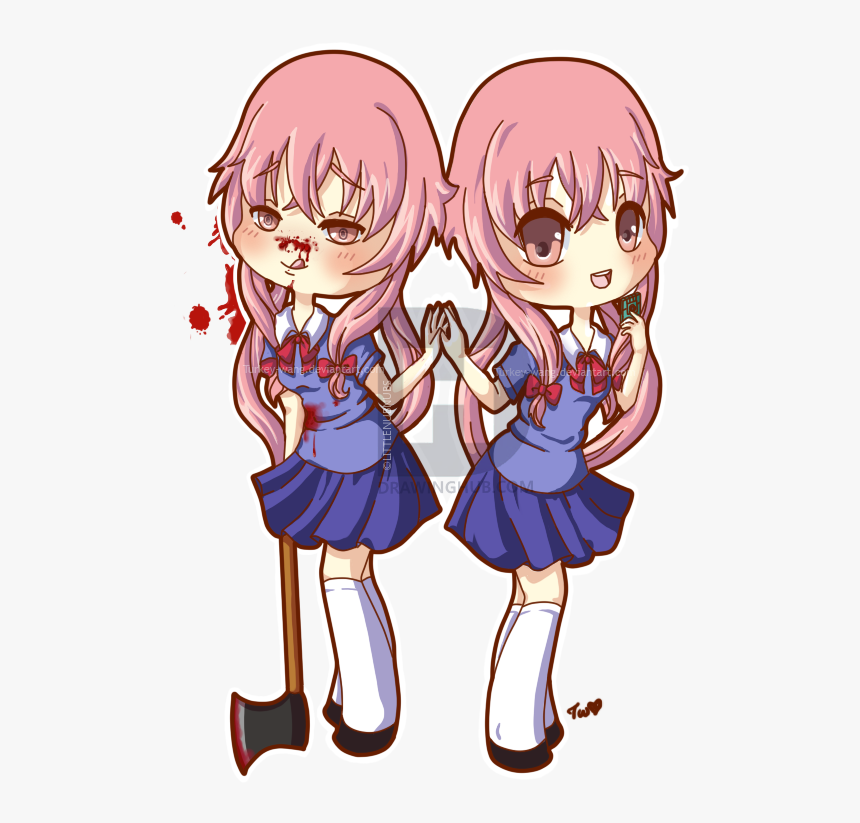 Yuno Gasai Cute Chibi, HD Png Download, Free Download