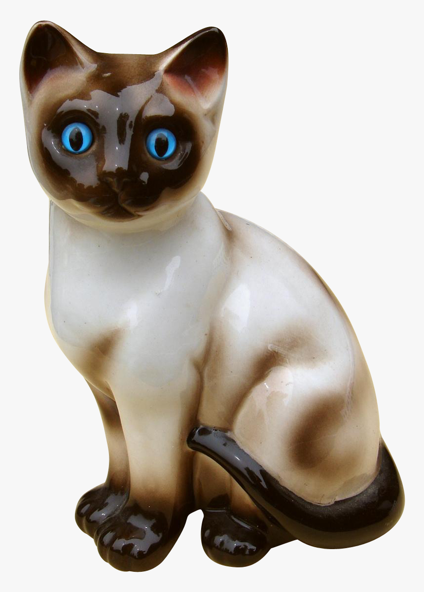 ceramic siamese cat