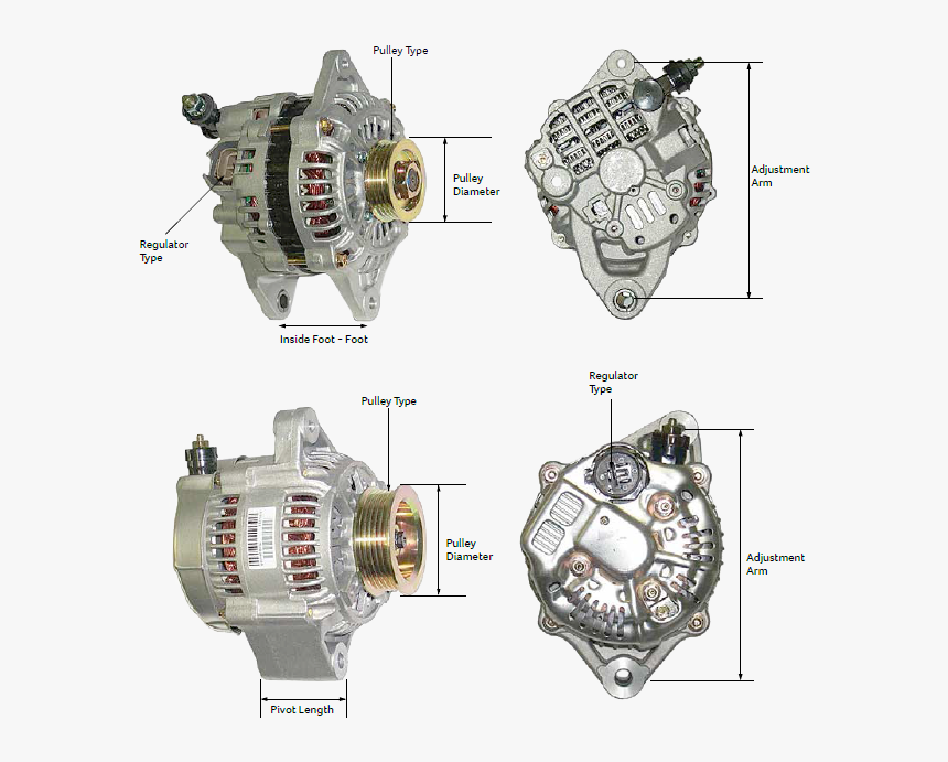 Nissan Starter Motor - Alternator Measure, HD Png Download, Free Download