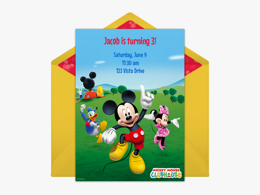 Save The Date Mickey, HD Png Download, Free Download