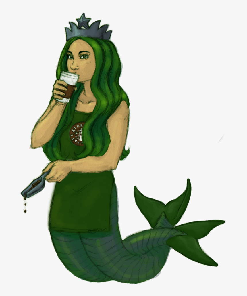 Siren Frappuccino Coffee Starbucks Mermaid Free Download - Starbucks Mermaid Png, Transparent Png, Free Download