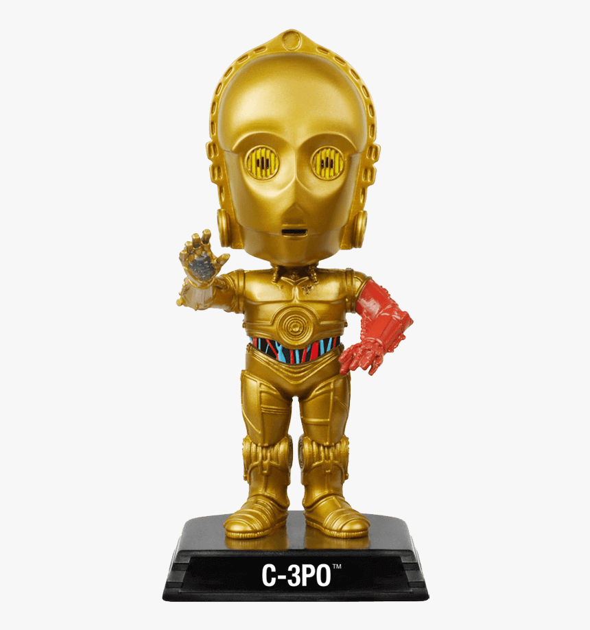 Star Wars C-3po Wacky Wobbler - Star Wars C3po Bobblehead, HD Png Download, Free Download