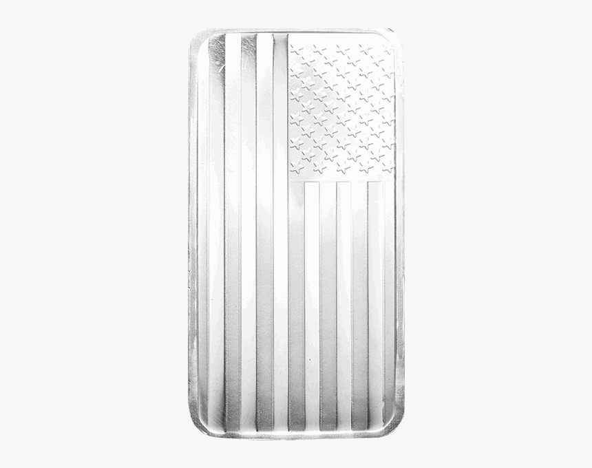 10 Oz Silver Bar Flag - Smartphone, HD Png Download, Free Download