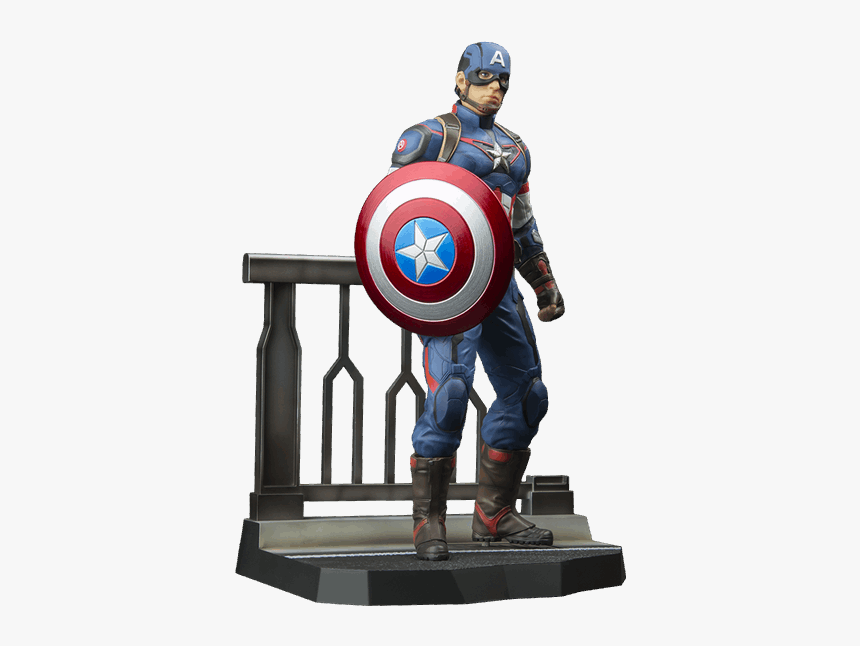 In Stock 1/9 Scale Avengers Comic Book Hero Action - Captain America Model Kit, HD Png Download, Free Download