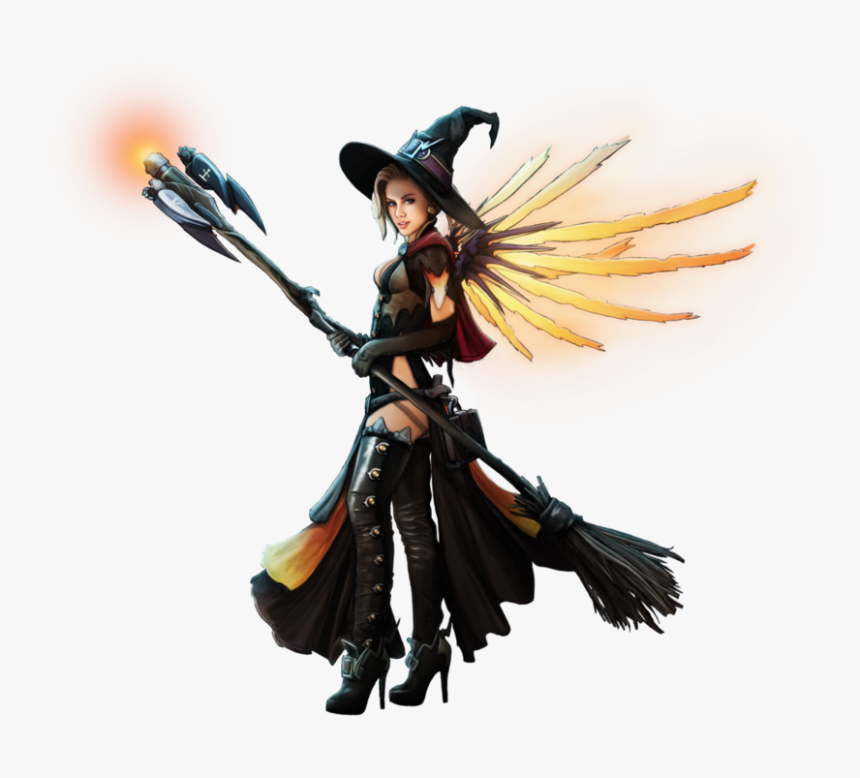 Witch Mercy Transparent Background, HD Png Download, Free Download