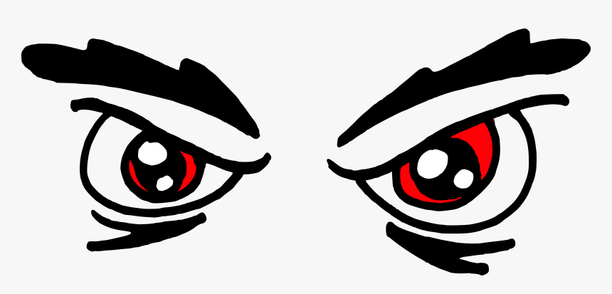 Angry Eyes Clipart, HD Png Download, Free Download