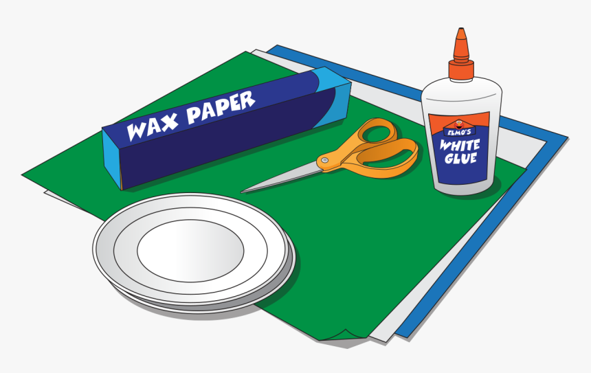 Material needs. Glued paper PNG.