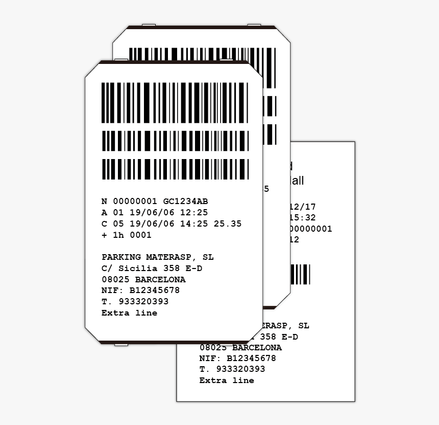 Ticket Barcode Png - Parking Ticket Barcode Icon Png, Transparent Png, Free Download