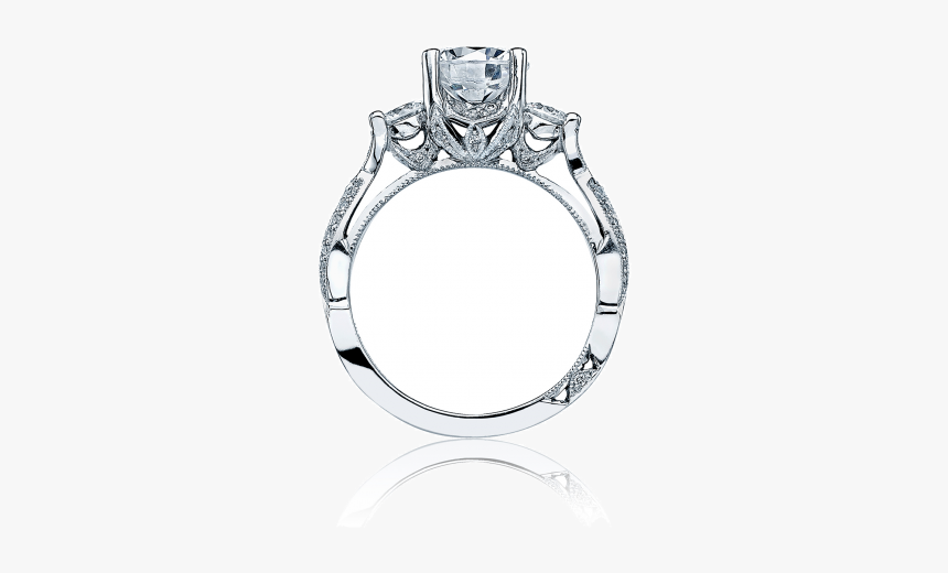 Tacori Three Stone Ribbon Engagement Ring, HD Png Download, Free Download