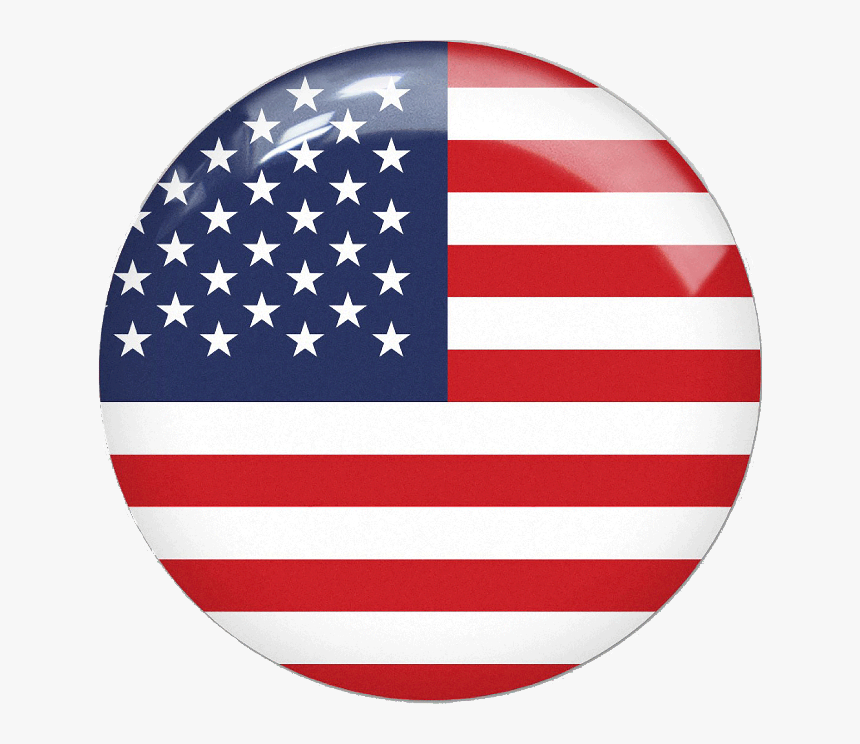Flag Of Usa Circle Vector, HD Png Download - kindpng