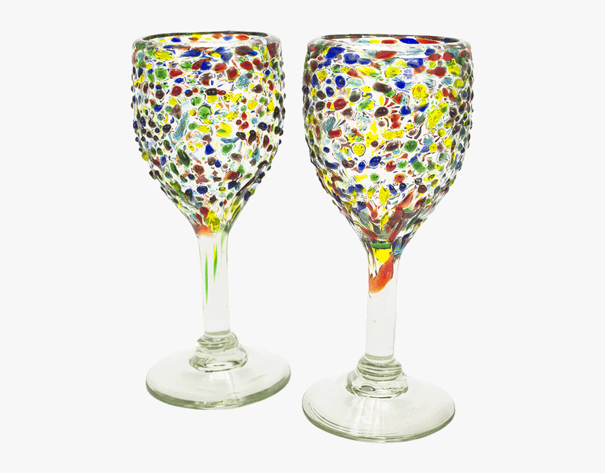 Bambeco Confetti Wine Glass Set - Wine Glass, HD Png Download, Free Download