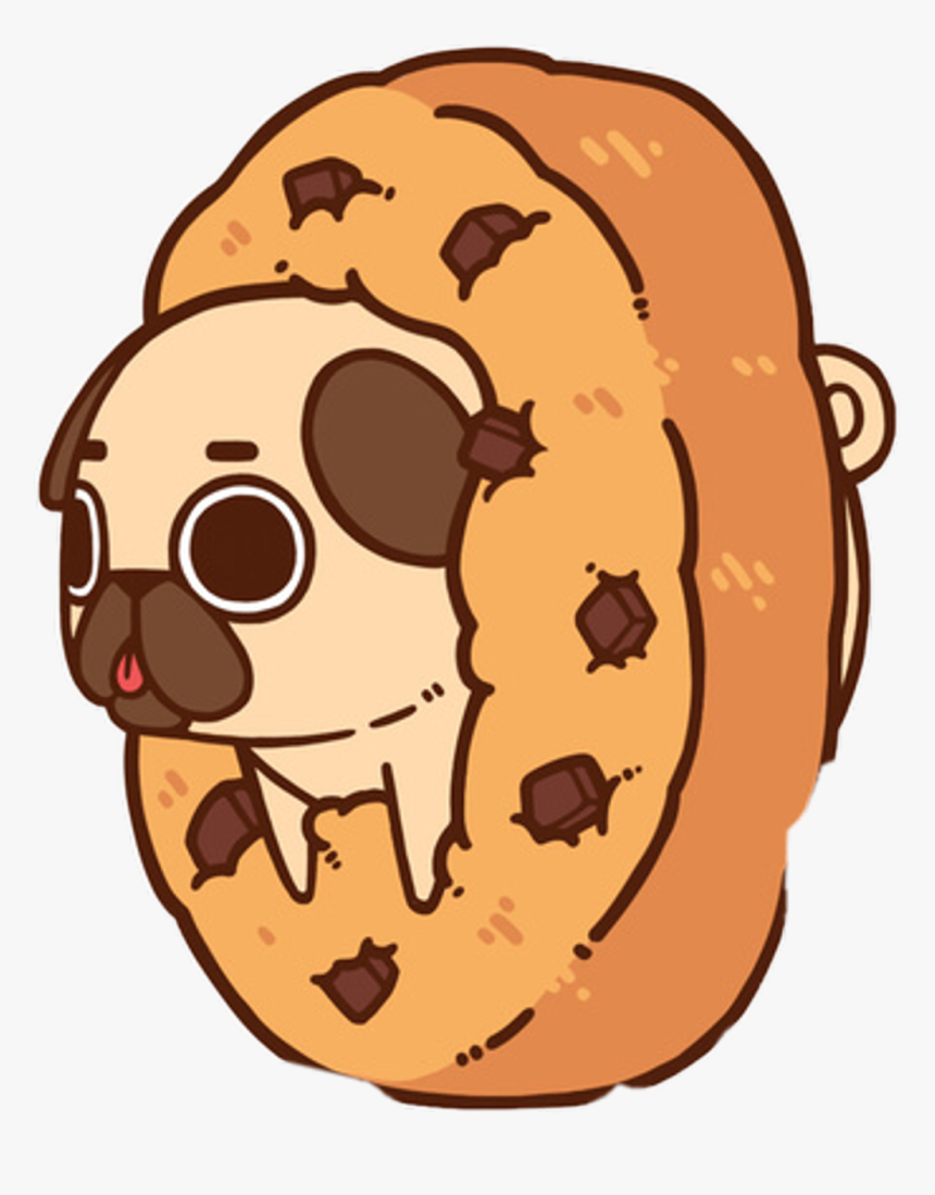 #pugslife #pug #dog #freetoedit - Puglie Cookie, HD Png Download, Free Download