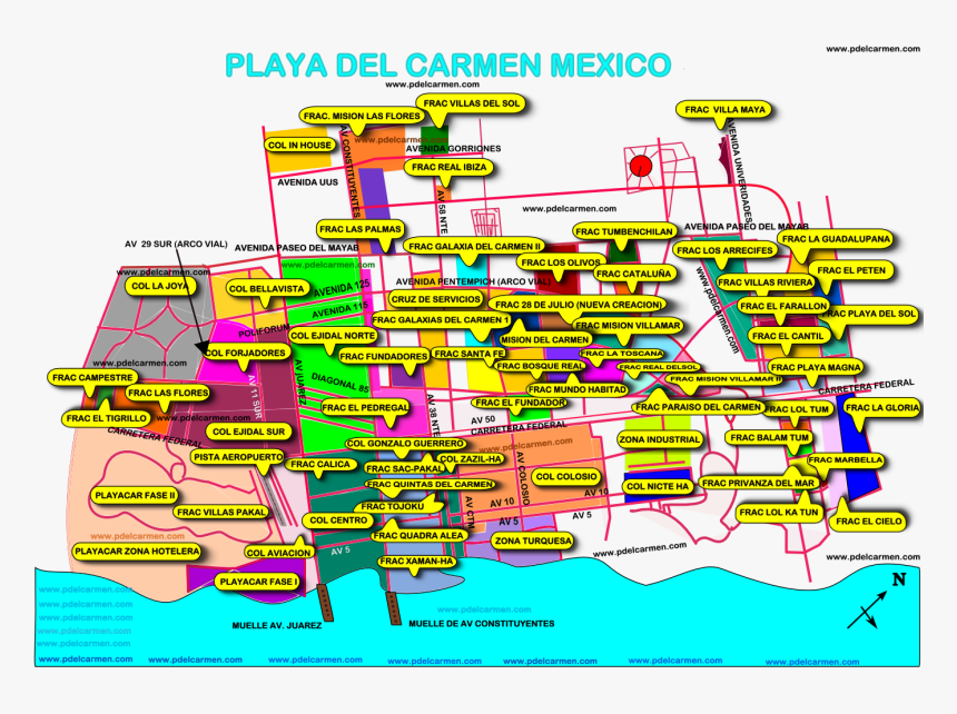 Fraccionamientos Playa Del Carmen, HD Png Download, Free Download