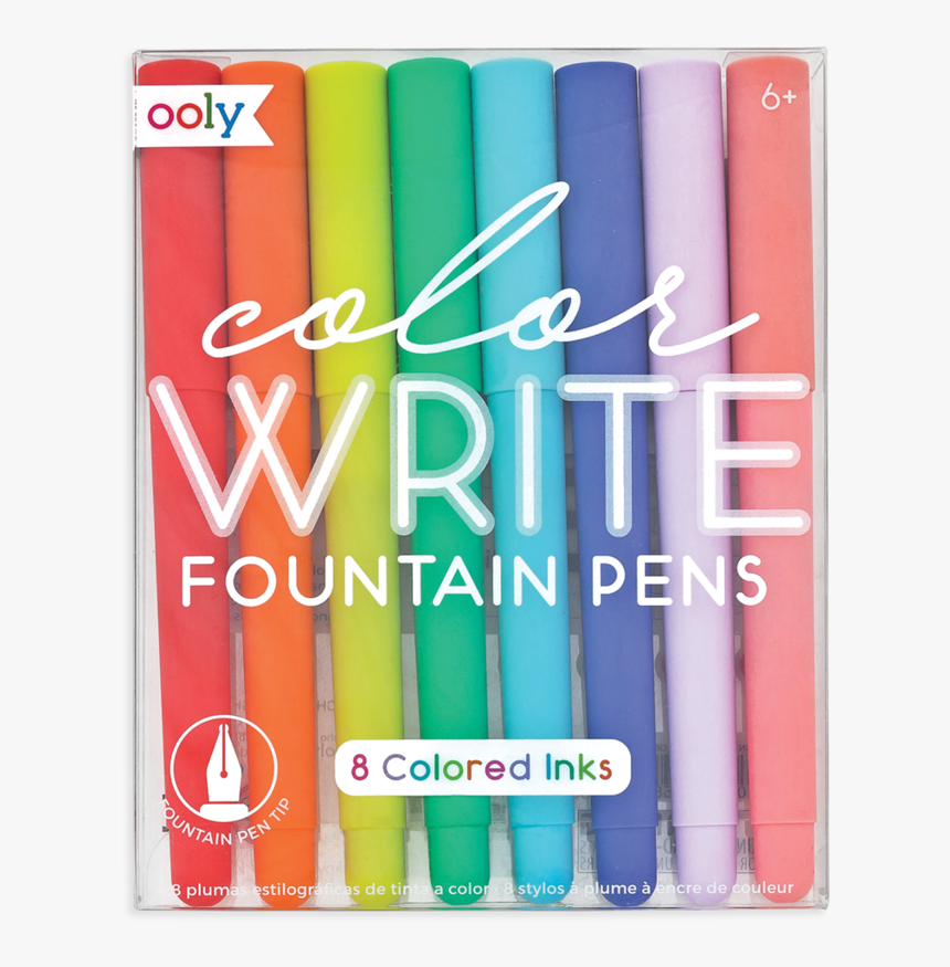 Color Write Fountain Pens, HD Png Download, Free Download