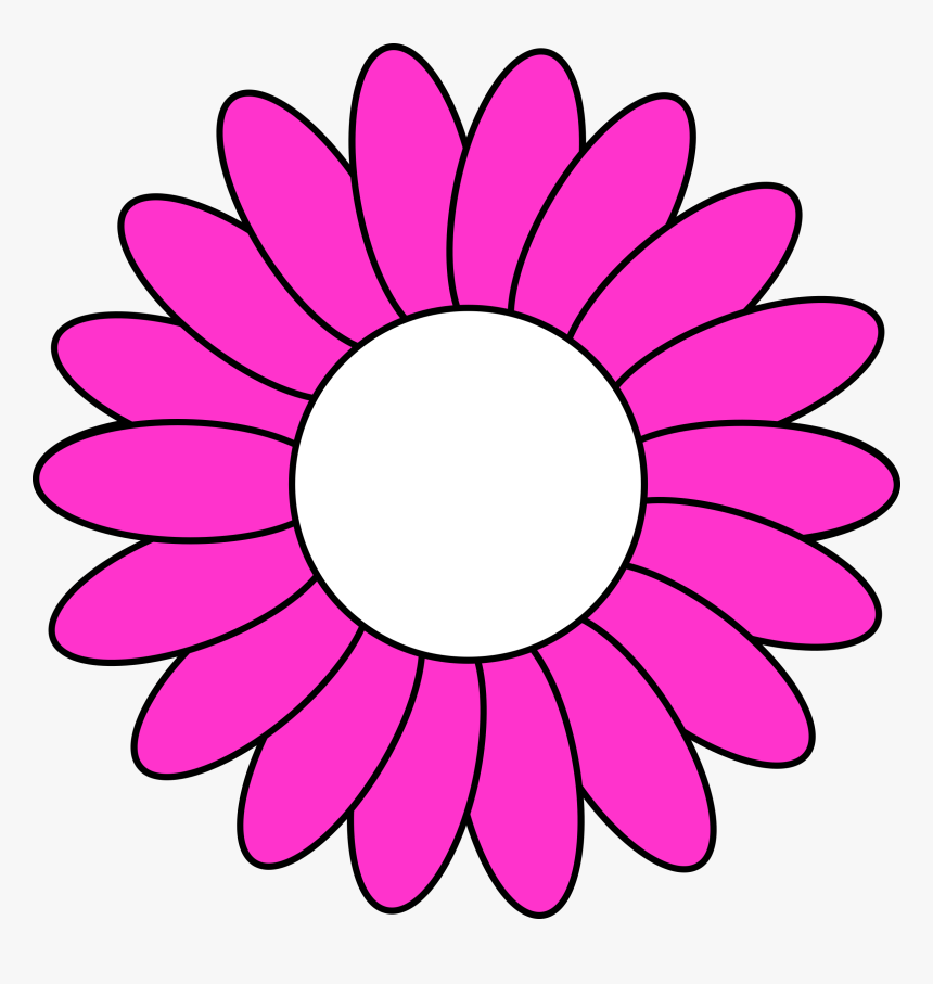 Magenta Petals Clip Arts - Transparent Png Takashi Murakami Flower, Png Download, Free Download