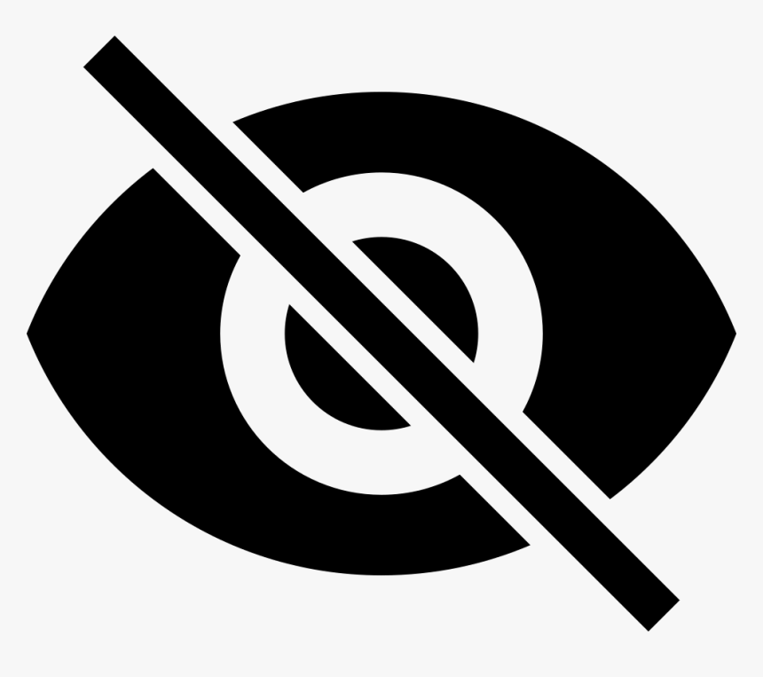 Hide - Eye On Off Icon, HD Png Download, Free Download