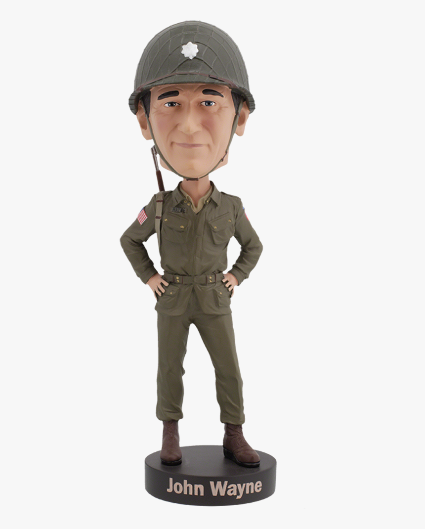 John Wayne Military Bobblehead - John Wayne Bobblehead, HD Png Download, Free Download