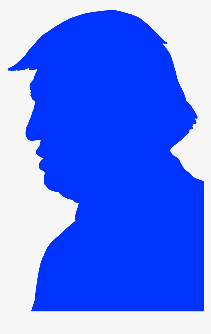 Trump Blue Shadow"
 Class="img Responsive True Size, HD Png Download, Free Download