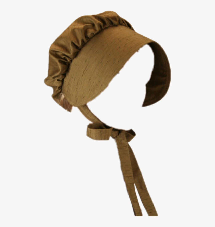 #bonnet #hat #brown #ribbon - Headpiece, HD Png Download, Free Download